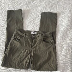 Paige Olive Green Women's Jeans